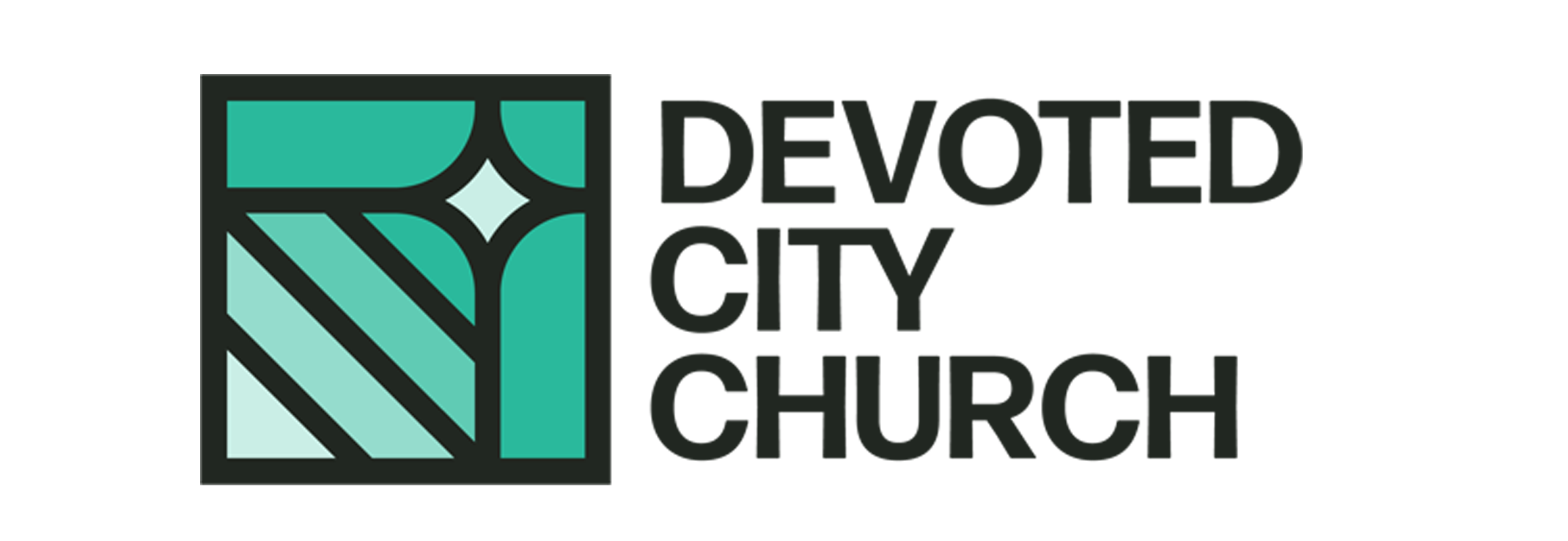 Devoted City Church logo.
